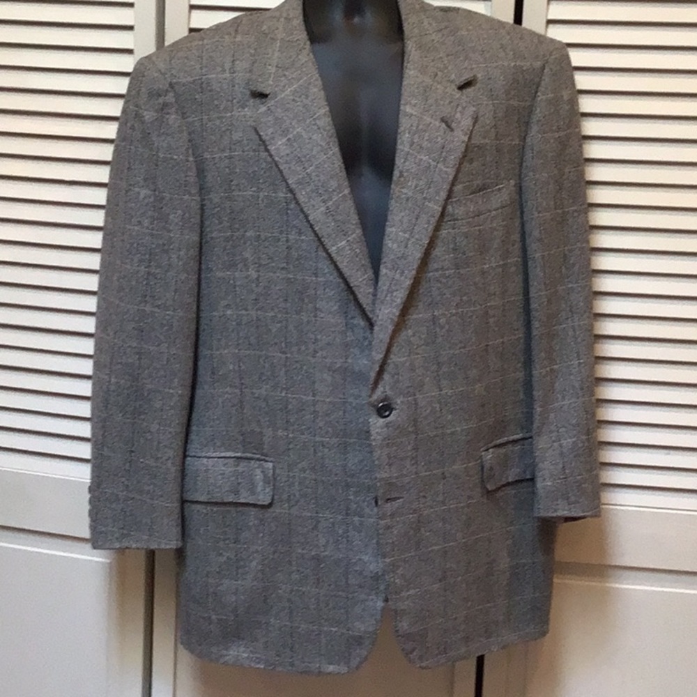 James Davis Plaid Wool Jacket - image 1